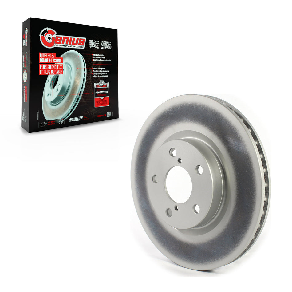 Front Coated Disc Brake Rotor (1 Piece Only) GCR-982488 For Subaru Impreza