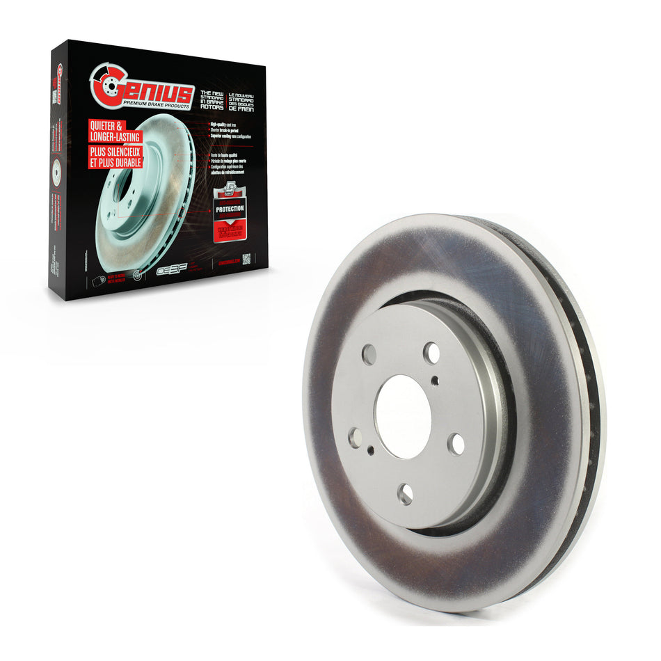 Front Coated Disc Brake Rotor (1 Piece Only) GCR-982495 For Toyota C-HR