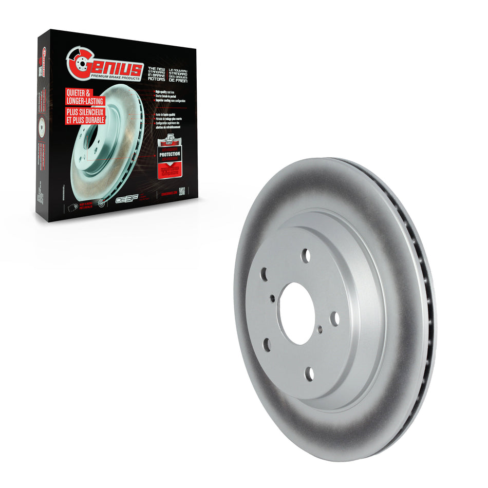 Rear Coated Disc Brake Rotor (1 Piece Only) GCR-982566 For Subaru Forester Crosstrek