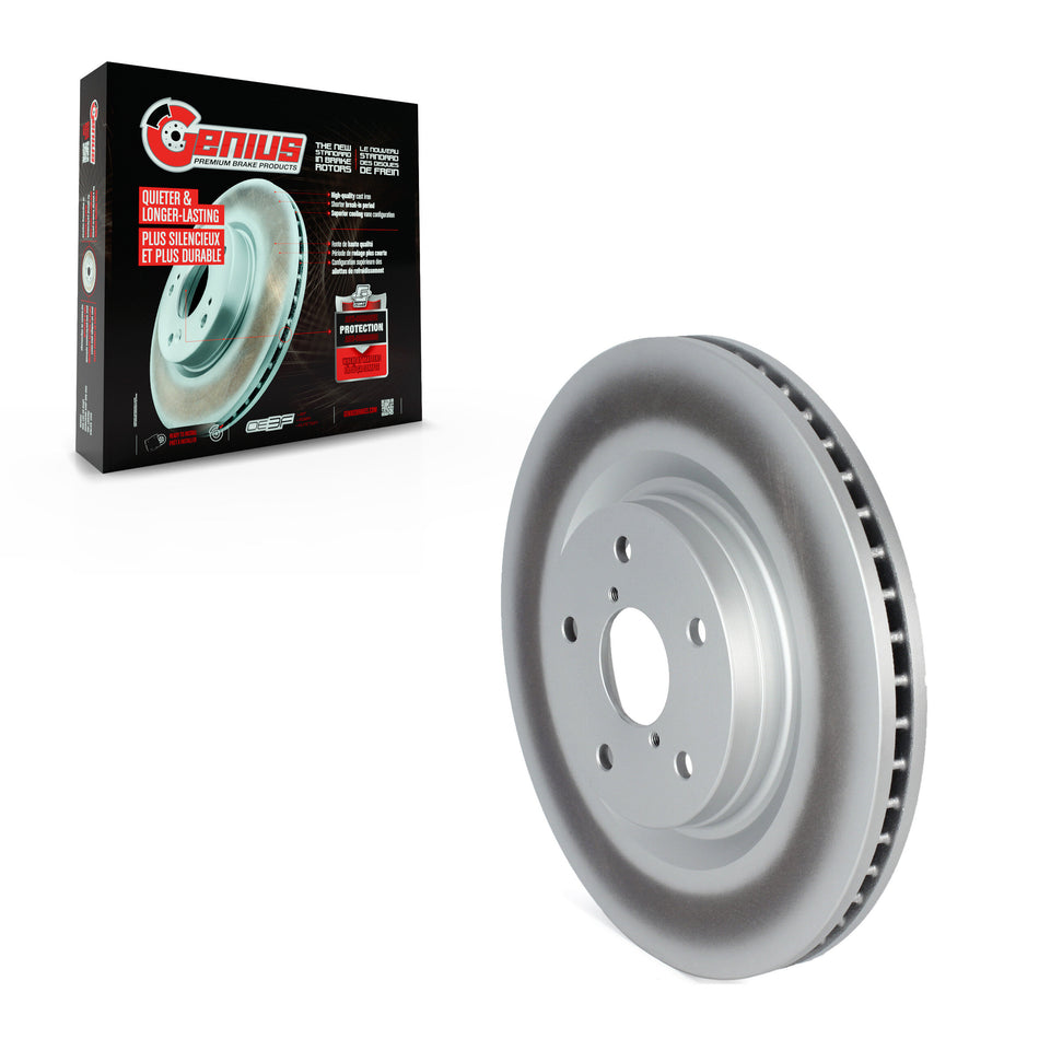 Front Coated Disc Brake Rotor (1 Piece Only) GCR-982567 For Subaru Forester Outback Crosstrek WRX
