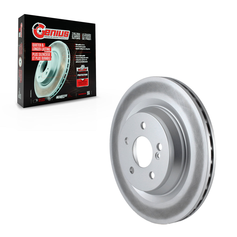 Rear Coated Disc Brake Rotor (1 Piece Only) GCR-G8283 For Mercedes-Benz S550 S450 SL550 CL550 S350