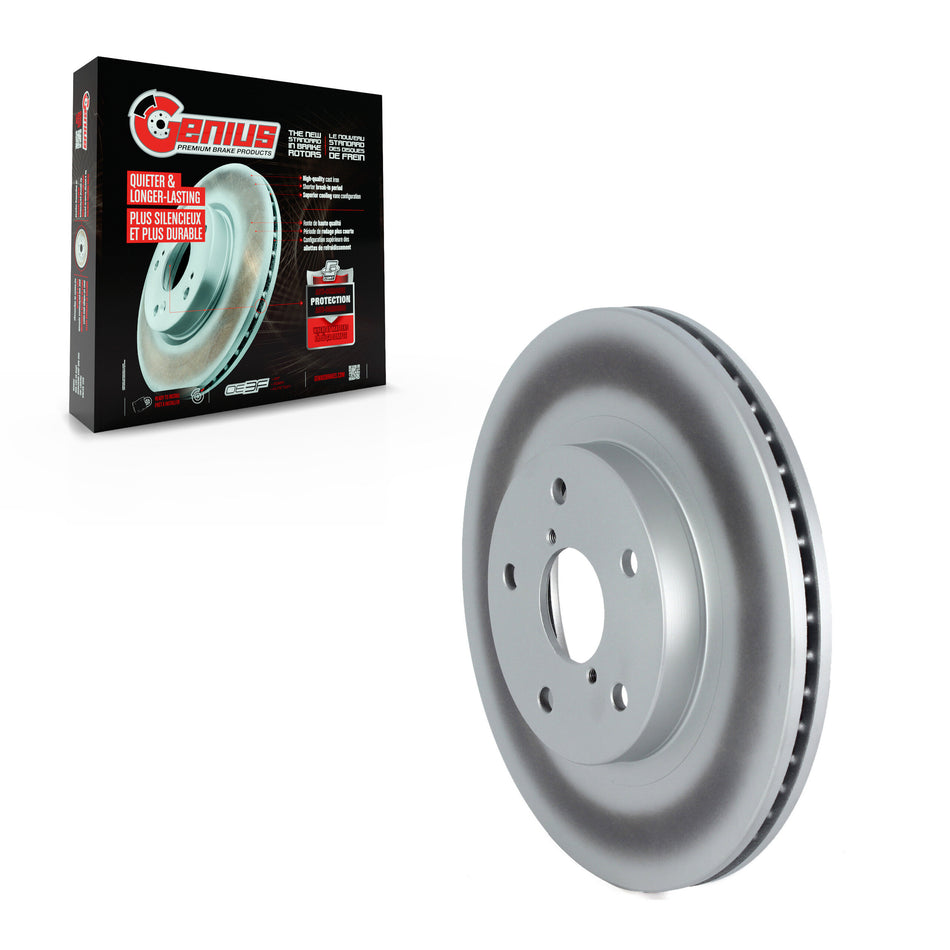 Front Coated Disc Brake Rotor (1 Piece Only) GCR-G8379 For Subaru Forester