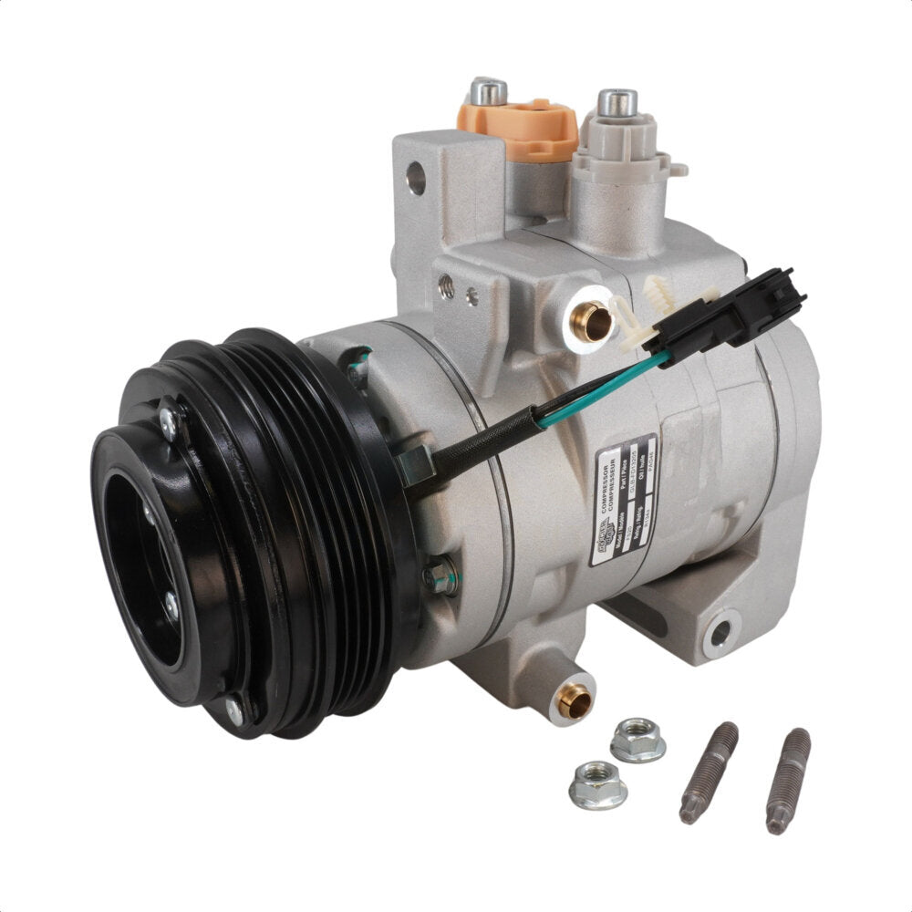 Air Conditioner AC Compressor with Clutch GLB-FD13205 For Ford F-150 5.0L