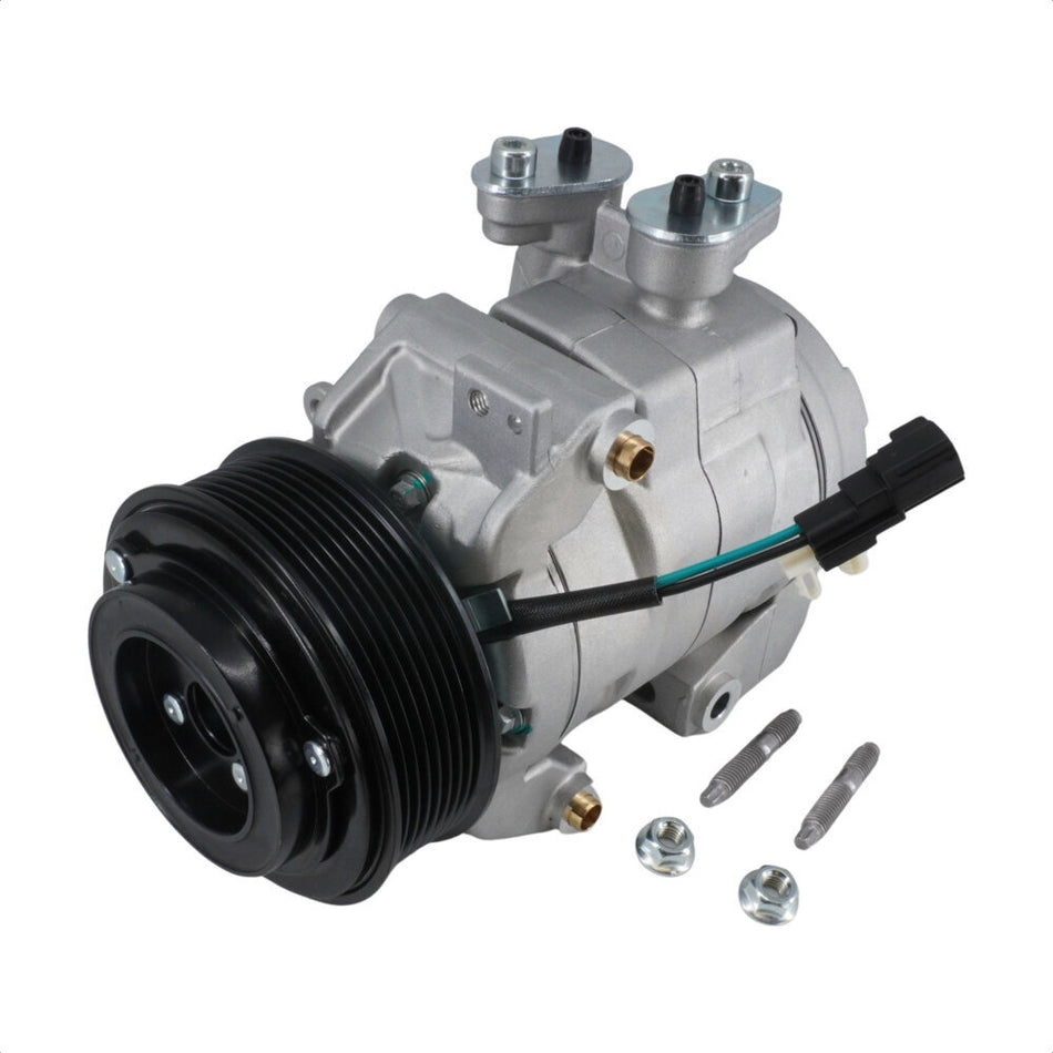 Air Conditioner AC Compressor w/ GLB-FD13296 For Ford F-350 Super Duty F-250 F-450 F-550 F-600 6.7L
