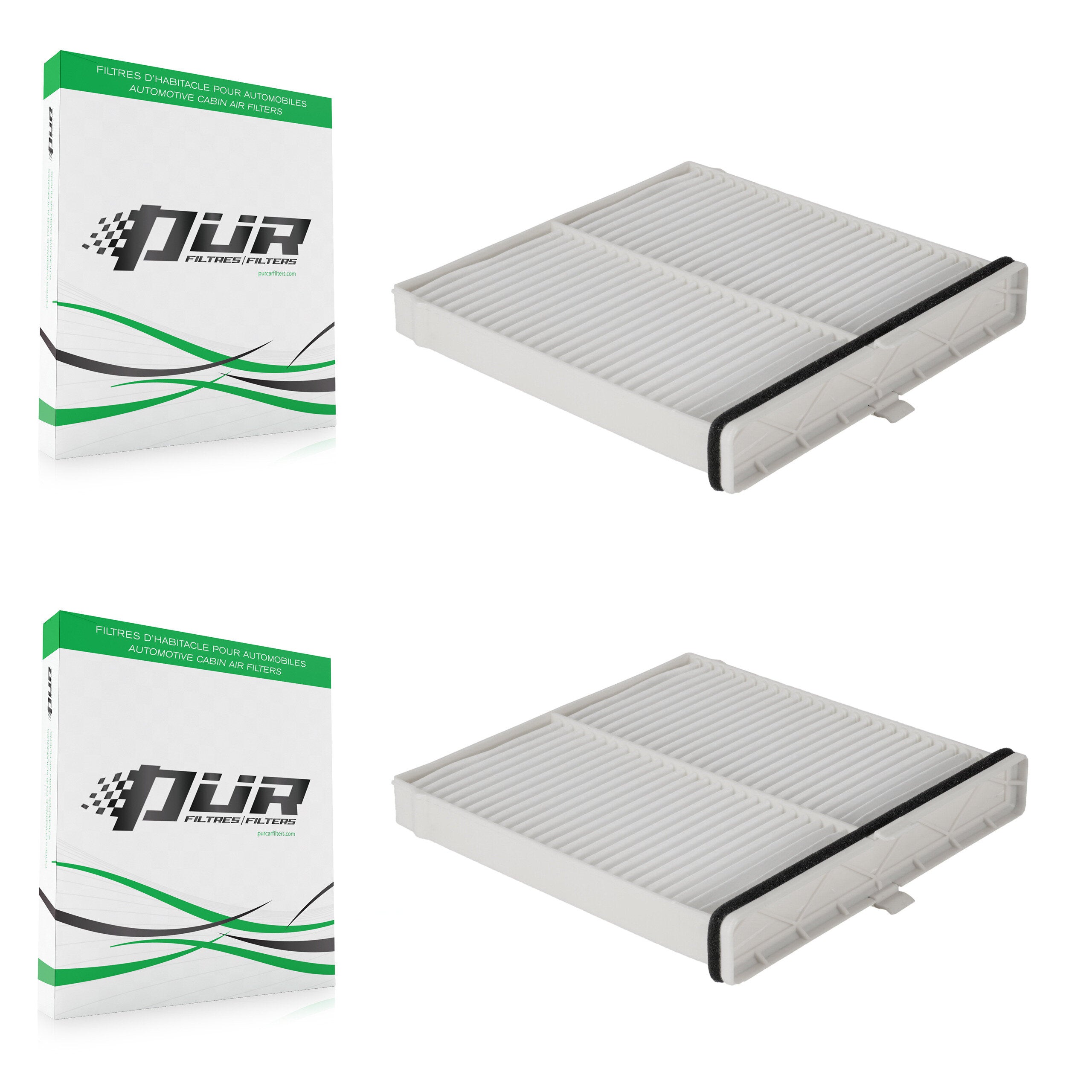 Cabin Air Filter (2 Pack) For Mazda CX-3 Toyota Yaris iA Scion K54-100001