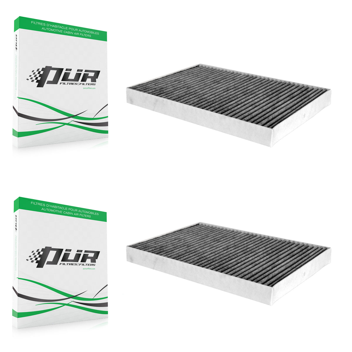 Cabin Air Filter (2 Pack) For Dodge Chrysler 300 Charger Challenger Magnum K54-100009
