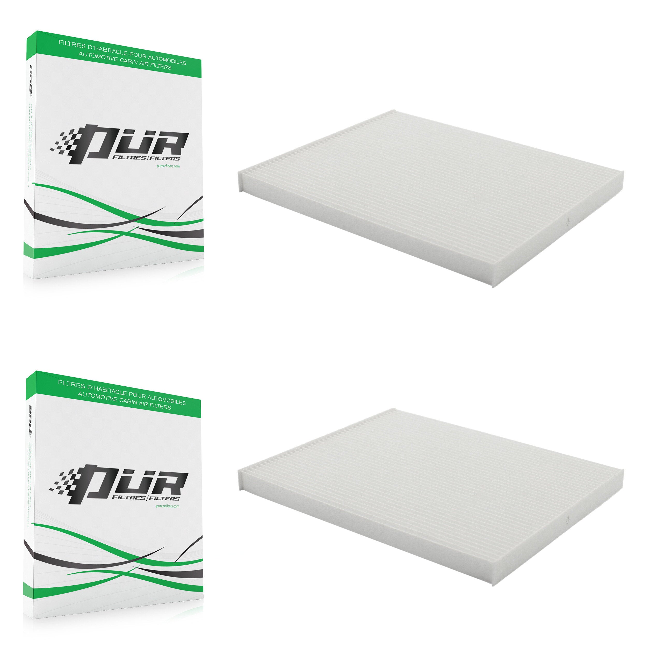 Cabin Air Filter (2 Pack) For Ford Edge Fusion Lincoln Nautilus MKX MKZ Continental SSV K54-100027