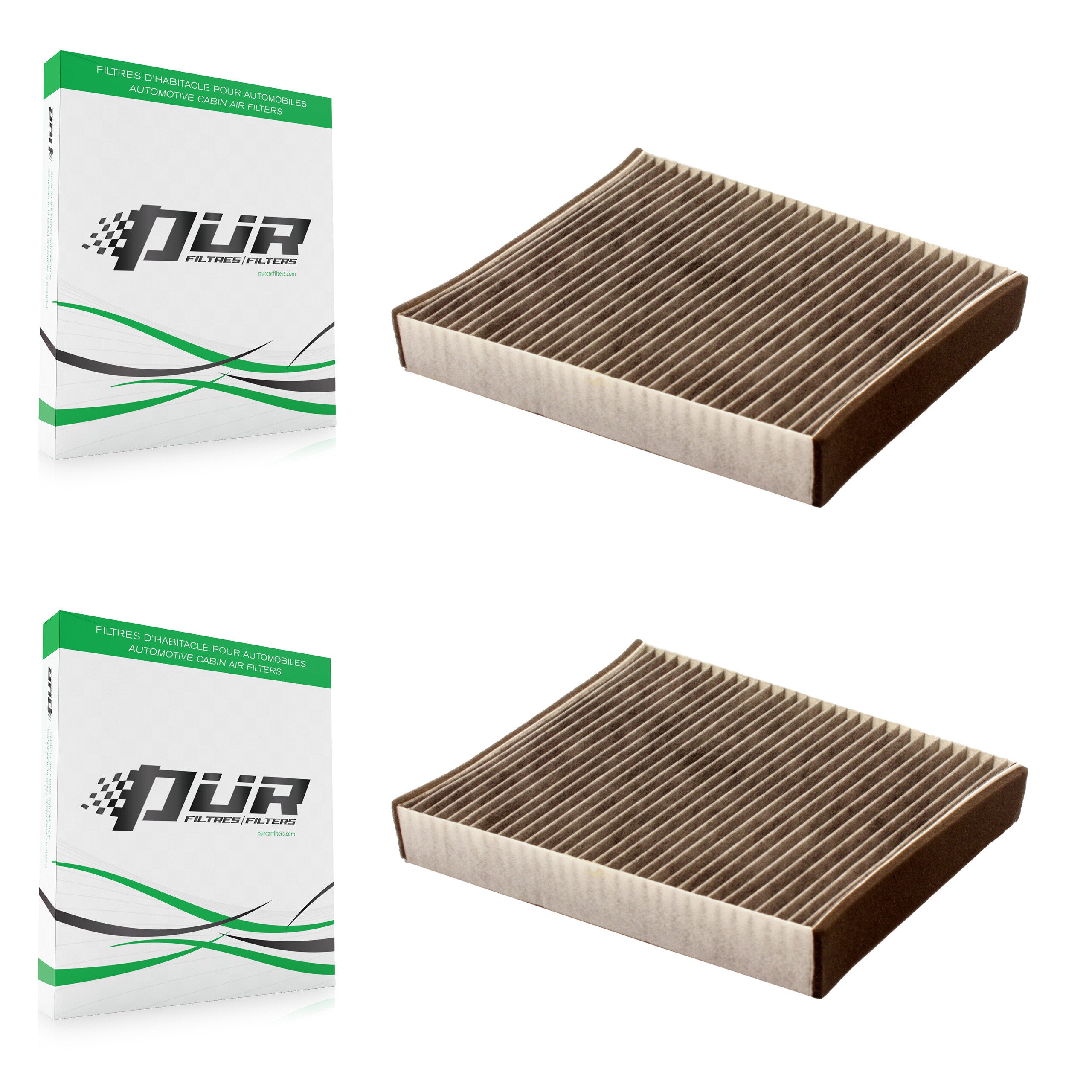 Cabin Air Filter (2 Pack) For Volvo S40 C30 V50 C70 K54-100038