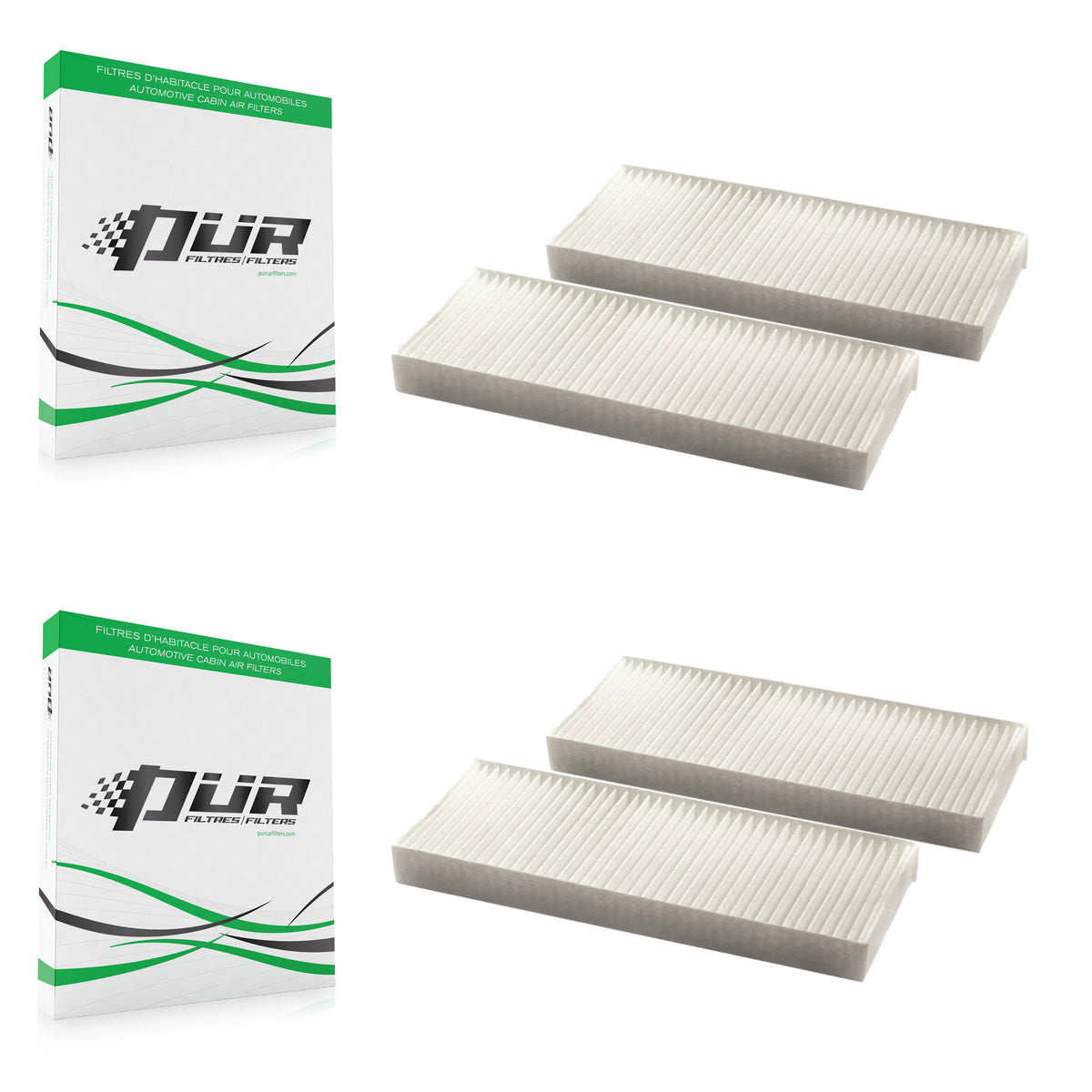 Cabin Air Filter (2 Pack) For Nissan Frontier Pathfinder Xterra NV3500 Suzuki Equator K54-100040