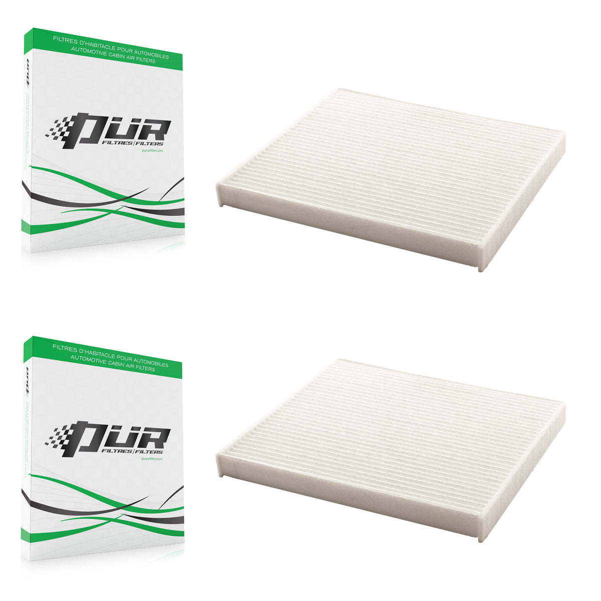 Cabin Air Filter (2 Pack) For Chevrolet Cobalt Pontiac G5 Saturn Ion HHR Pursuit K54-100079