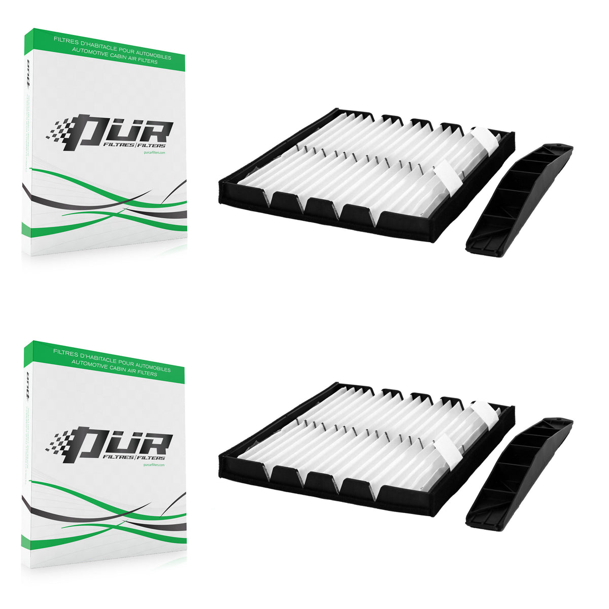 Cabin Air Filter (2 Pack) For Chevrolet GMC Sierra 1500 Silverado 2500 HD Avalanche 3500 K54-100081