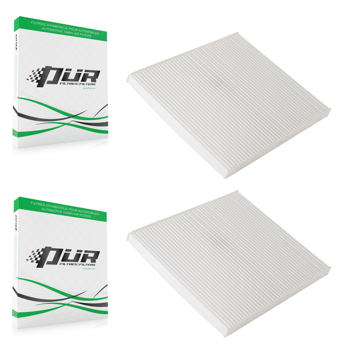 Cabin Air Filter (2 Pack) For Kia Spectra Spectra5 Borrego K54-100091