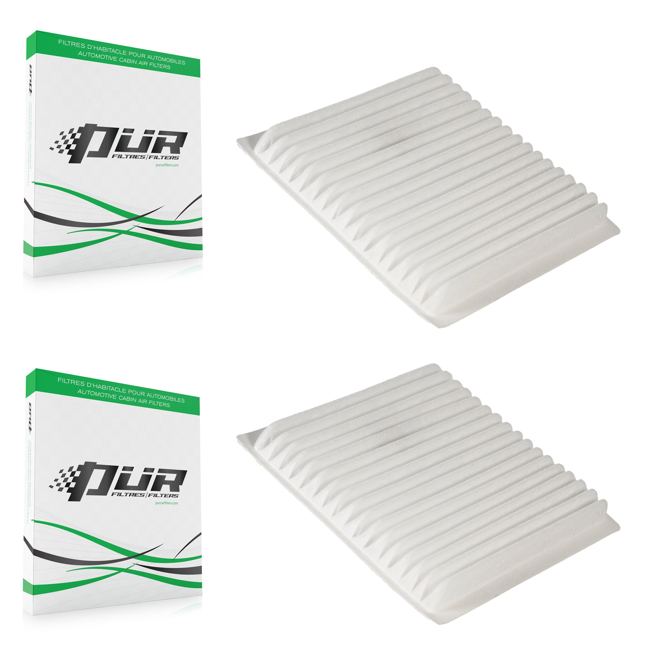 Cabin Air Filter (2 Pack) For Mitsubishi Mirage G4 K54-100115