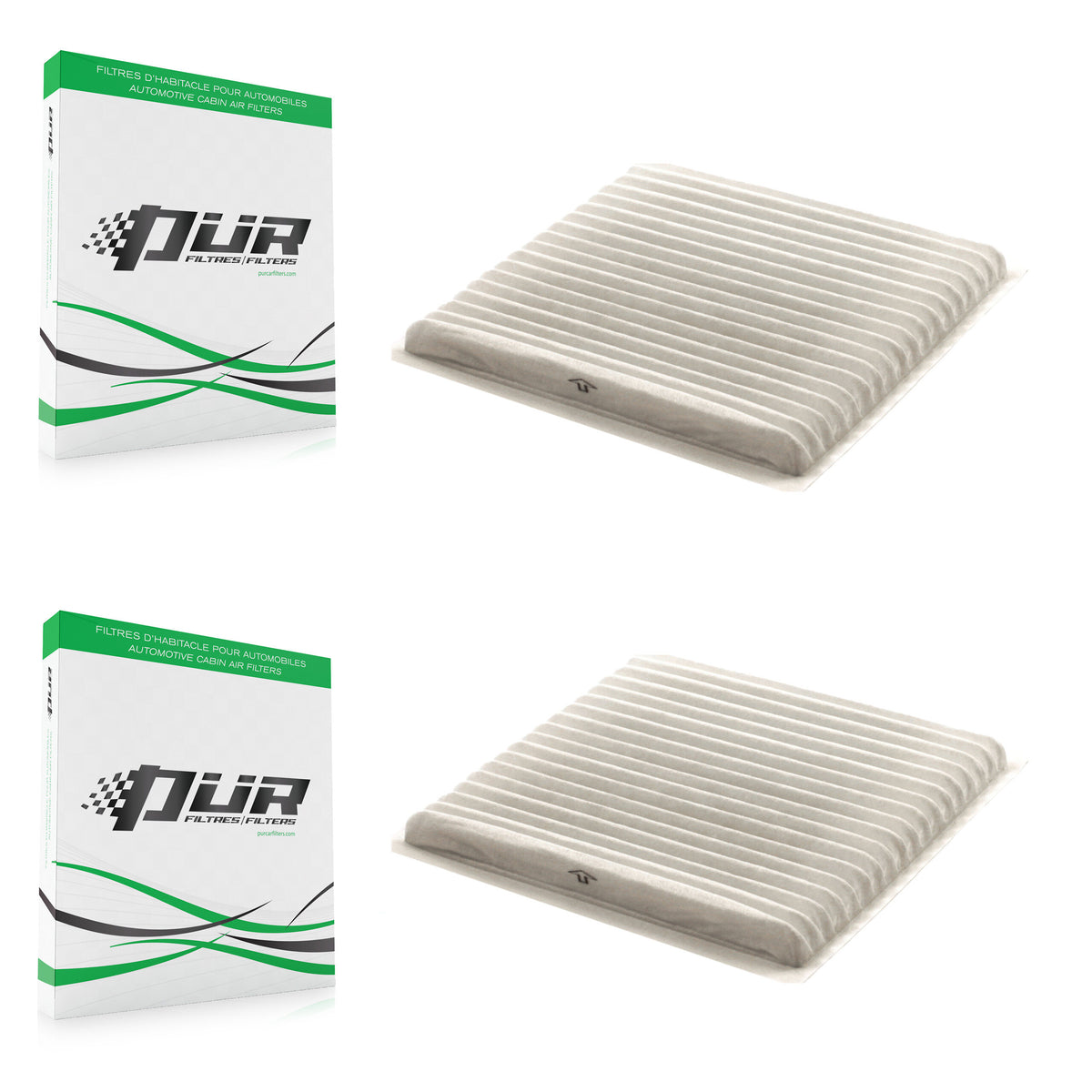 Cabin Air Filter (2 Pack) For Toyota Echo RAV4 Scion xB tC xA K54-100120