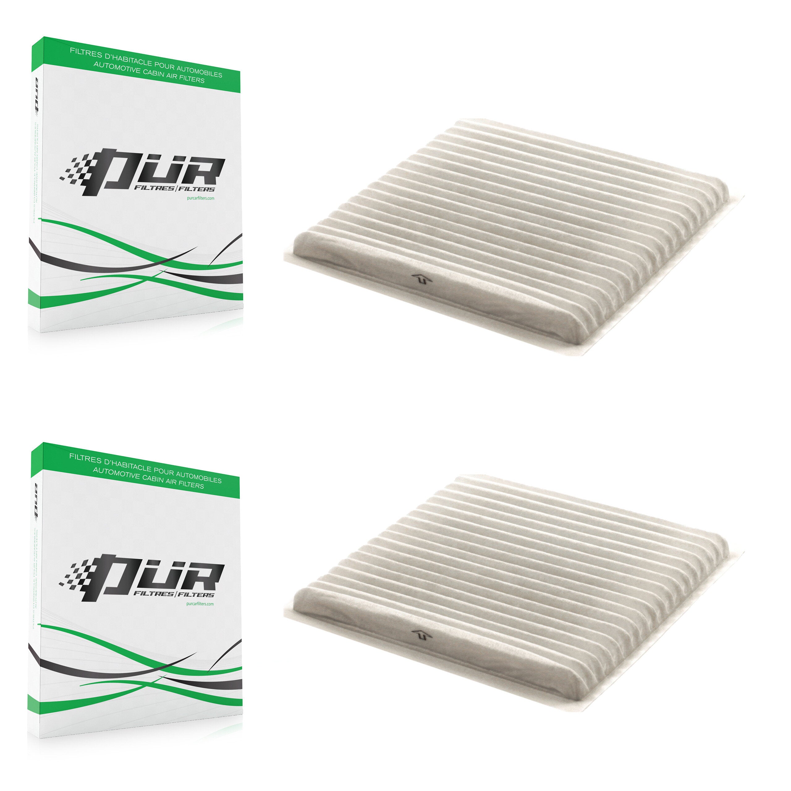 Cabin Air Filter (2 Pack) For Toyota Echo RAV4 Scion xB tC xA K54-100120