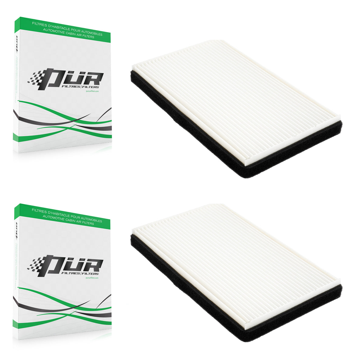 Cabin Air Filter (2 Pack) For Chevrolet Impala Buick LaCrosse Pontiac Grand Prix Century K54-100124