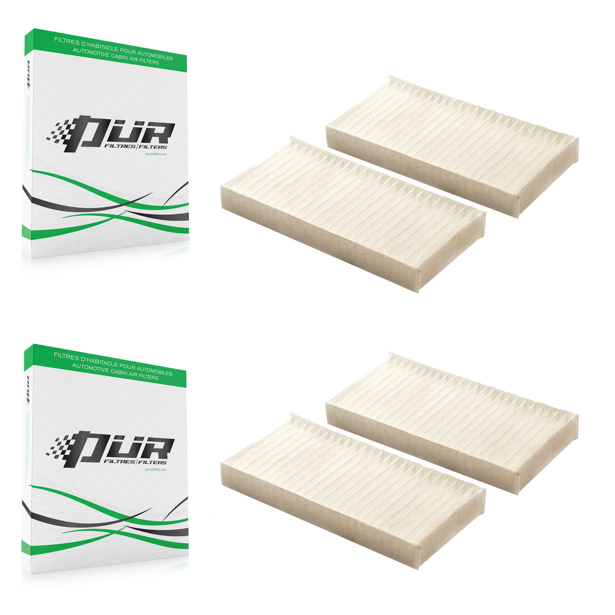 Cabin Air Filter (2 Pack) For Jeep Wrangler JK K54-100126