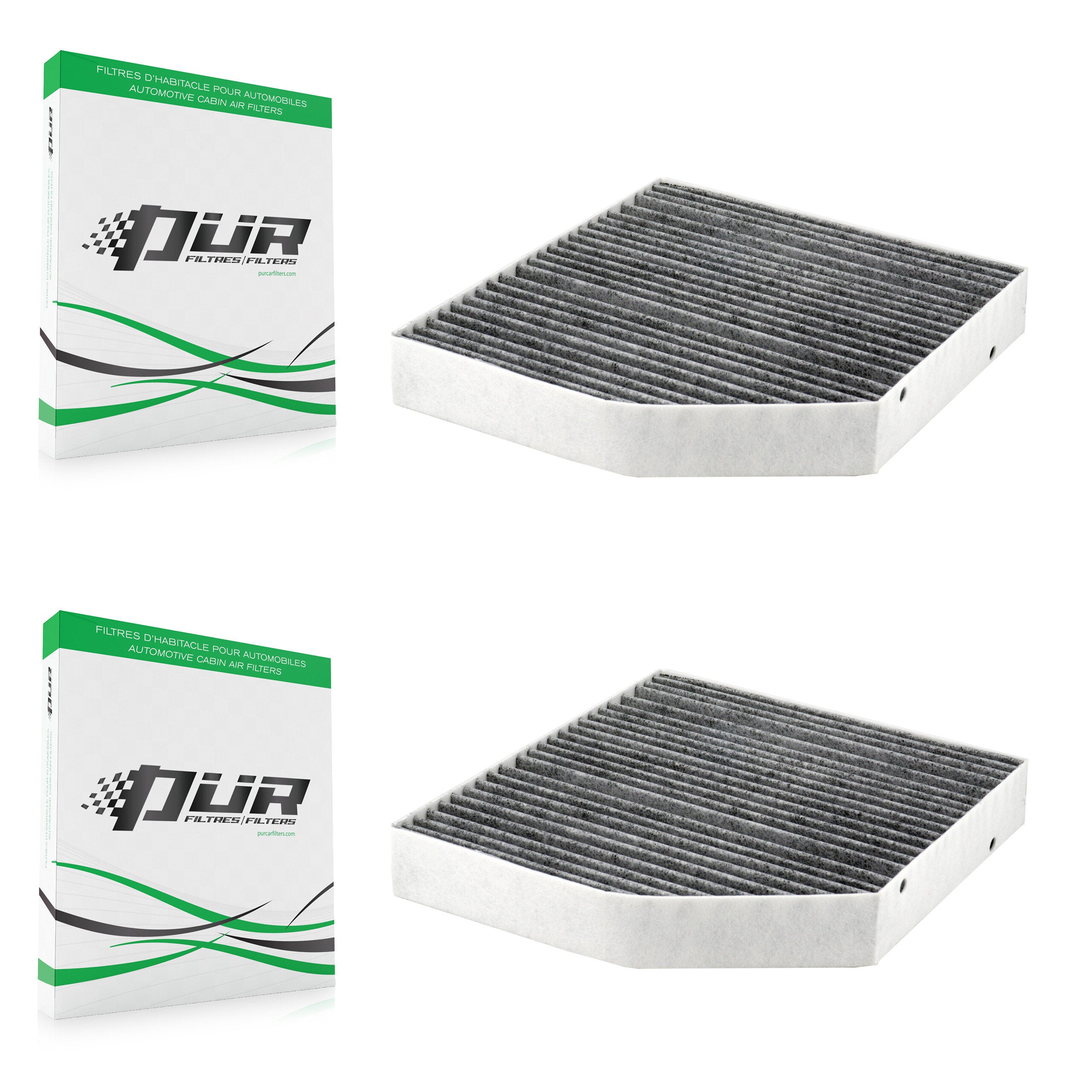 Cabin Air Filter (2 Pack) For Mercedes-Benz C300 GLC300 C43 AMG GLC43 C400 E400 E63 S C63 K54-101679