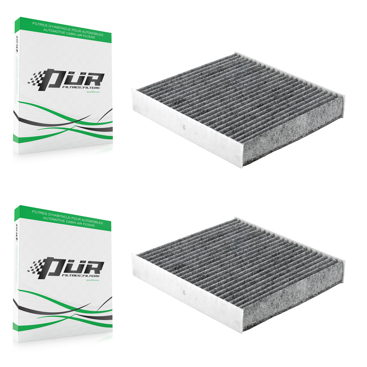 Cabin Air Filter (2 Pack) For Nissan Rogue Kicks Sentra INFINITI Pathfinder QX50 Altima K54-101680