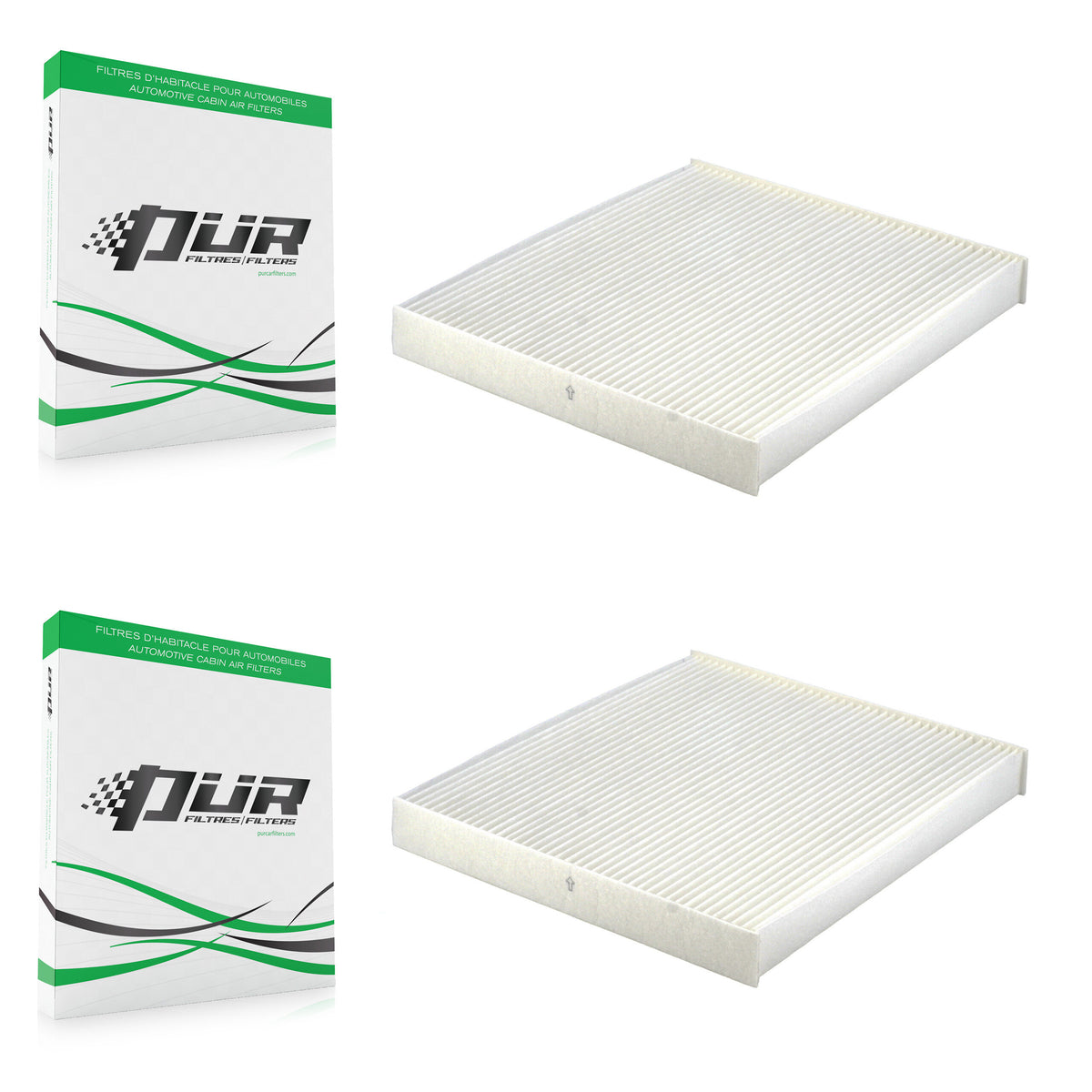 Cabin Air Filter (2 Pack) For Hyundai Sonata Kia Optima K54-101690