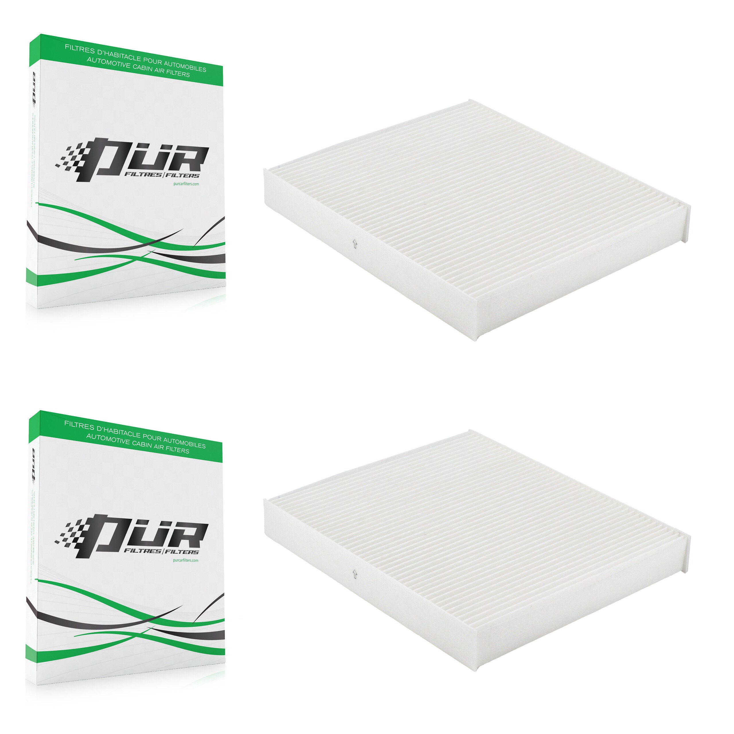 Cabin Air Filter (2 Pack) For Chevrolet Colorado GMC Canyon Buick Envision Impala XTS K54-101693