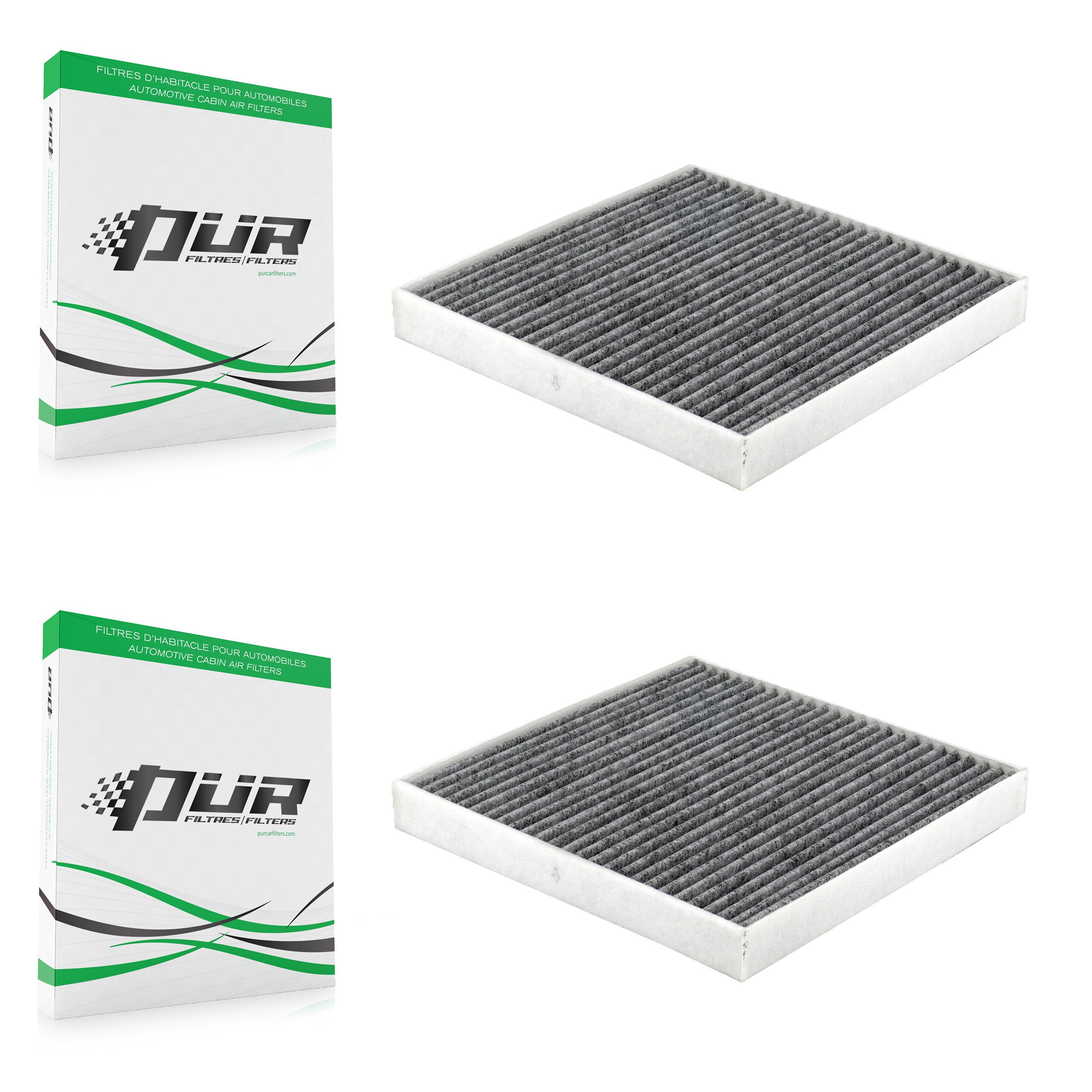 Cabin Air Filter (2 Pack) For Smart Fortwo EQ fortwo K54-101699