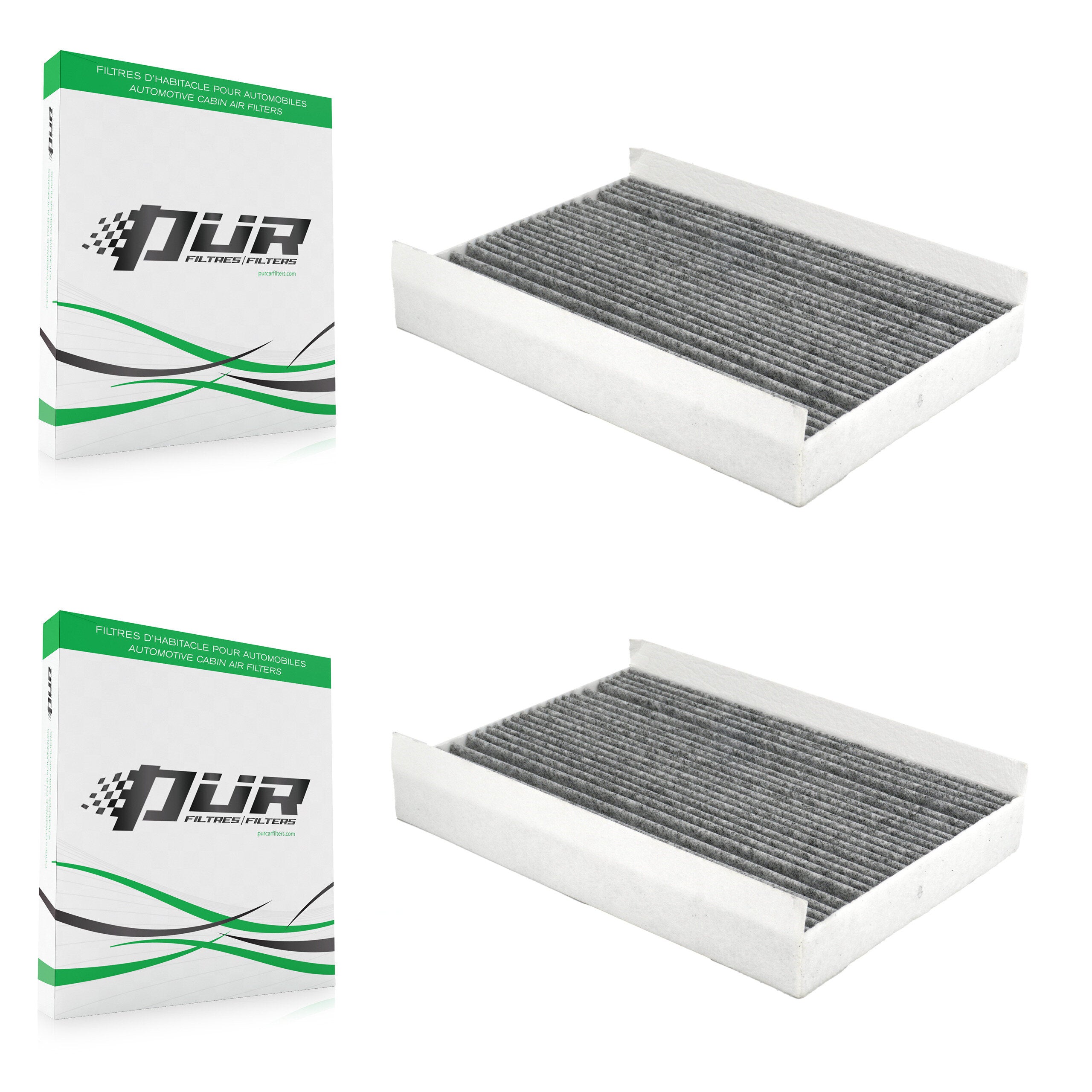 Cabin Air Filter (2 Pack) For Mercedes-Benz Sprinter 2500 Metris 3500 4500 3500XD 1500 K54-101710