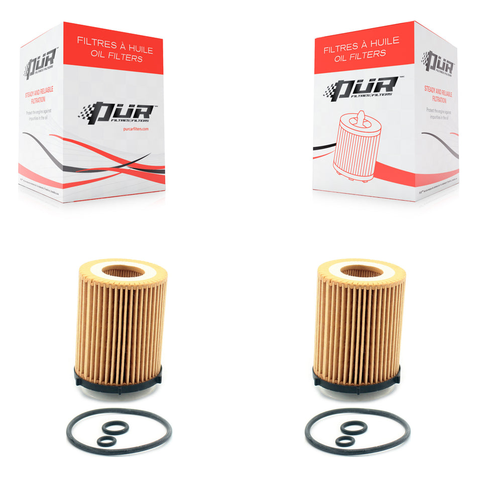 Engine Cartridge Oil Filter (2 Pack) For Mercedes-Benz GLC300 C300 GLA250 CLA250 Sprinter K56-100005