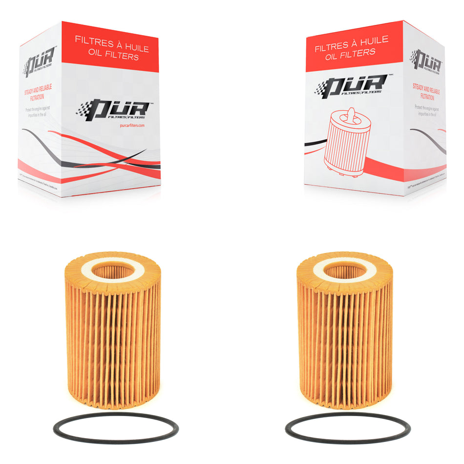 Engine Cartridge Oil Filter (2 Pack) For Mercedes-Benz Sprinter 2500 ML350 3500 Jeep E350 K56-100006