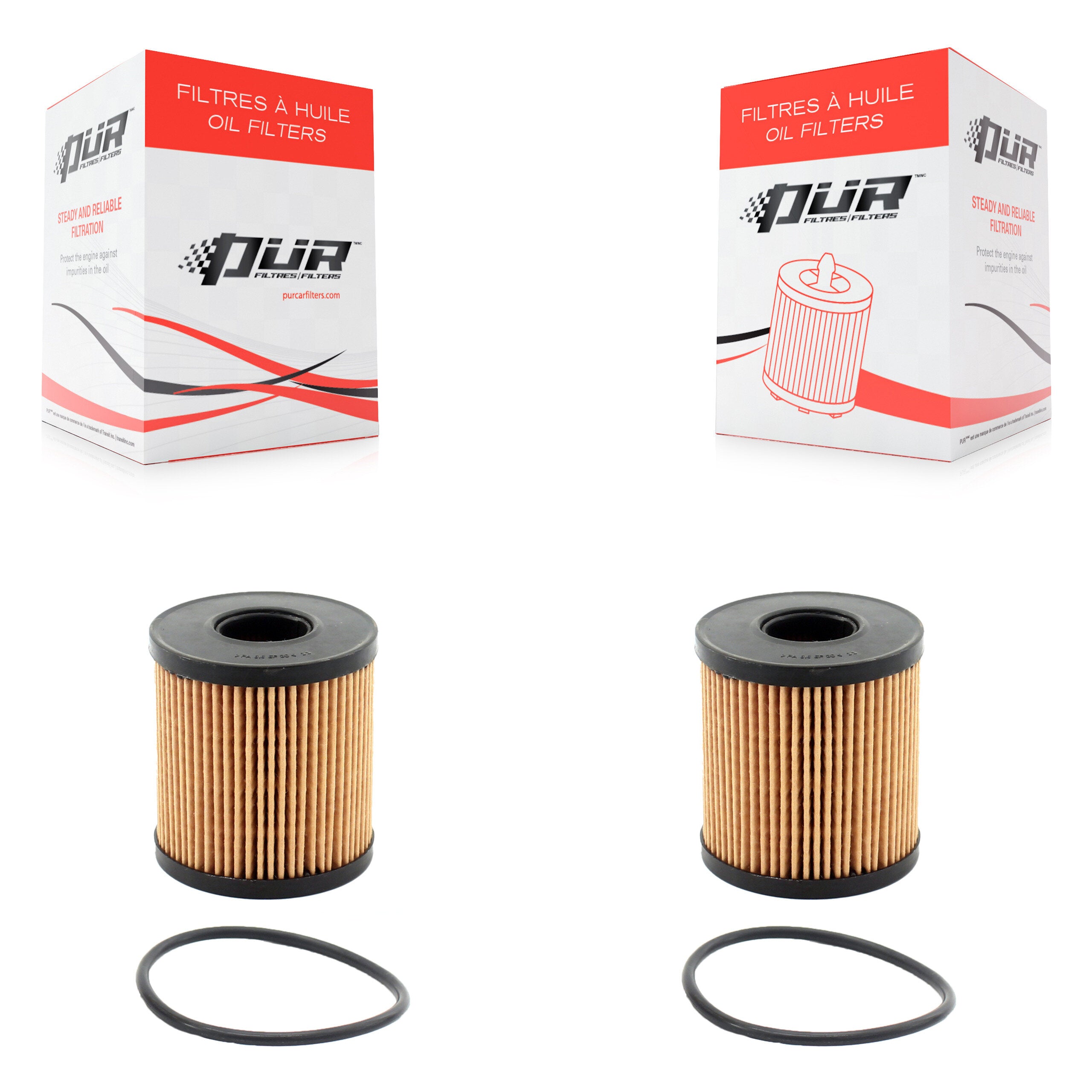 Engine Cartridge Oil Filter (2 Pack) For Mini Cooper Countryman Paceman K56-100008
