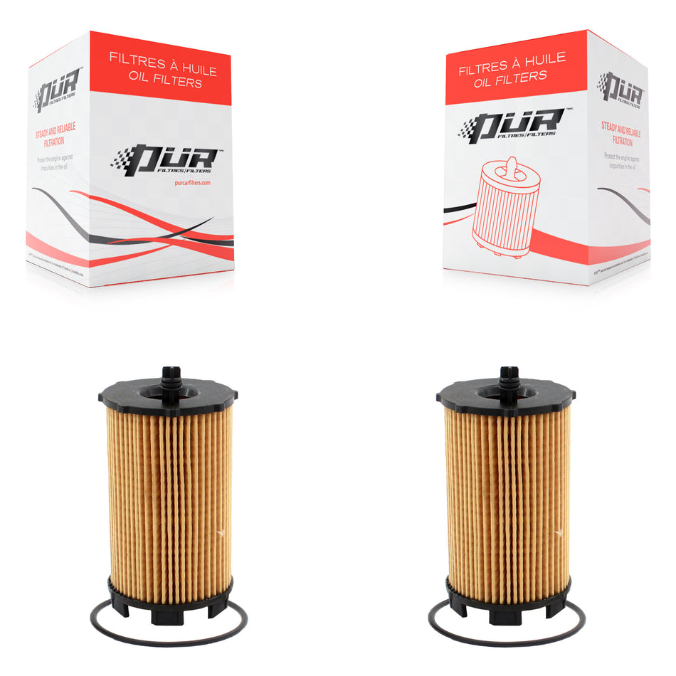 Engine Cartridge Oil Filter (2 Pack) For Audi Q7 S5 A6 Quattro R8 Volkswagen Touareg RS5 K56-100010