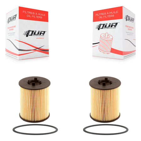 Engine Cartridge Oil Filter (2 Pack) For Saturn Vue L300 Cadillac Catera LS2 LW300 LW2 K56-100026
