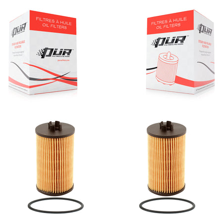 Engine Cartridge Oil Filter (2 Pack) For Chevrolet Cruze Buick Encore GMC Trax Equinox G3 K56-100032