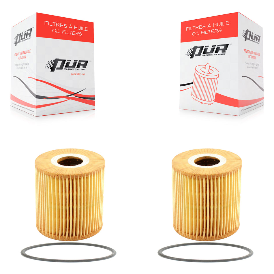 Engine Cartridge Oil Filter (2 Pack) For Volvo XC90 S60 XC70 V70 S80 S70 S40 C70 V40 K56-100035