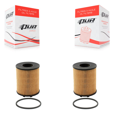 Engine Cartridge Oil Filter (2 Pack) For Fiat 500 Dodge Dart Jeep Renegade 500L 500X 124 K56-100038