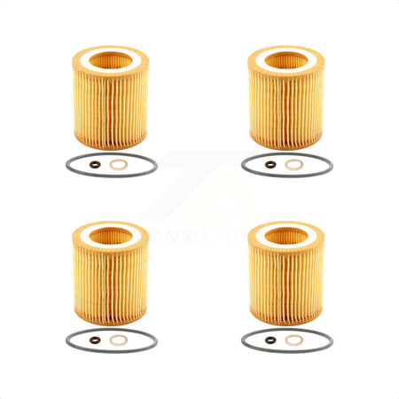 Engine Cartridge Oil Filter (4 Pack) For BMW X5 X3 328i xDrive X1 323i 320i 335i X6 128i K56-100106