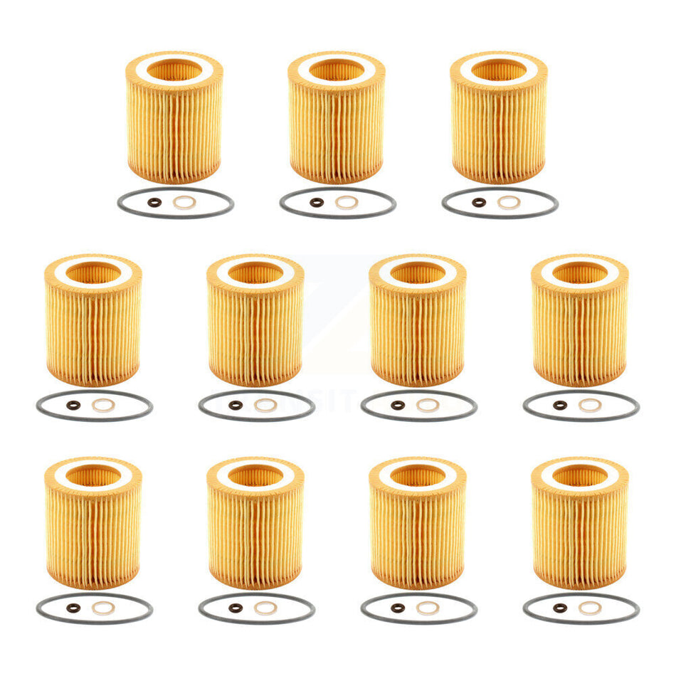 Engine Cartridge Oil Filter (11 Pack) For BMW X5 X3 328i xDrive X1 323i 320i 335i X6 128i K56-100230