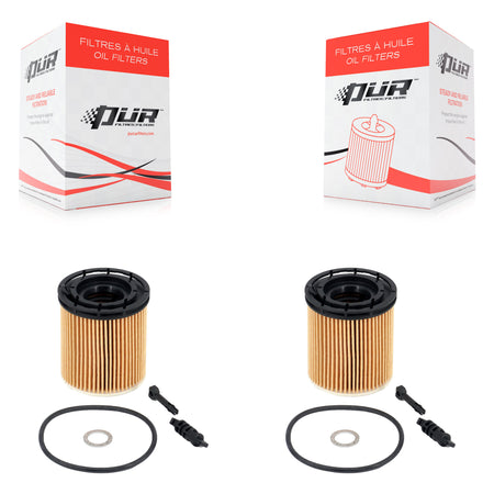 Engine Cartridge Oil Filter (2 Pack) For Hyundai Kia Tucson Elantra Kona Venue Santa Fe K56-100483