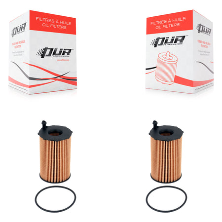 Engine Cartridge Oil Filter (2 Pack) For Audi Q5 Volkswagen Touareg Porsche Cayenne Q7 A6 K56-100484