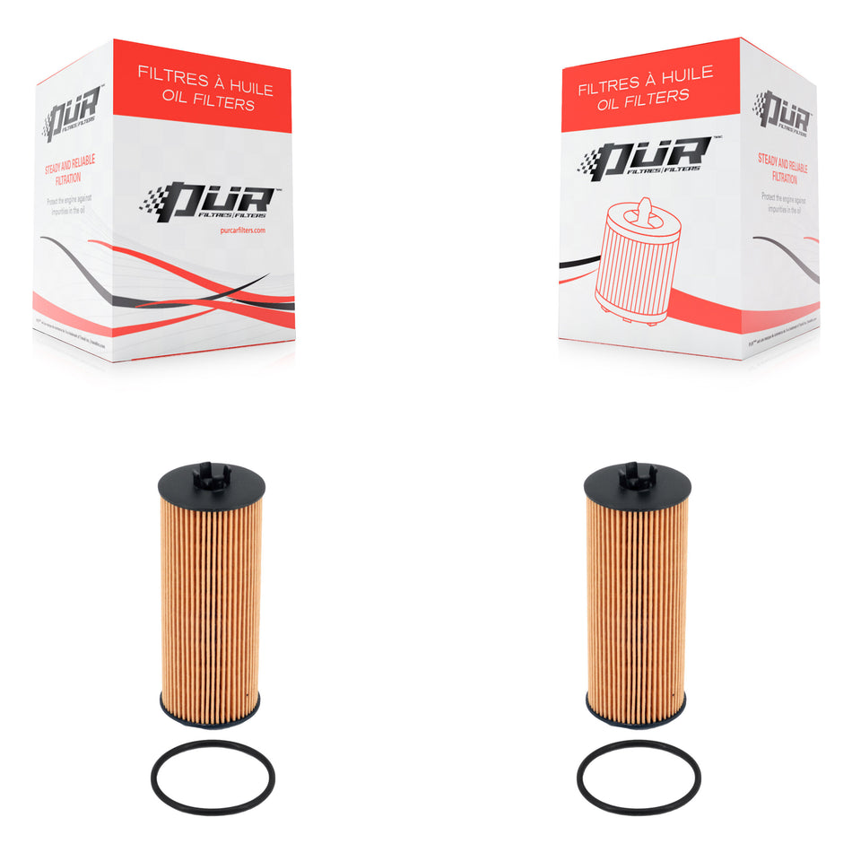 Engine Cartridge Oil Filter (2 Pack) For Mercedes-Benz G63 AMG S550 GLE63 S CLA45 CLS550 K56-100486
