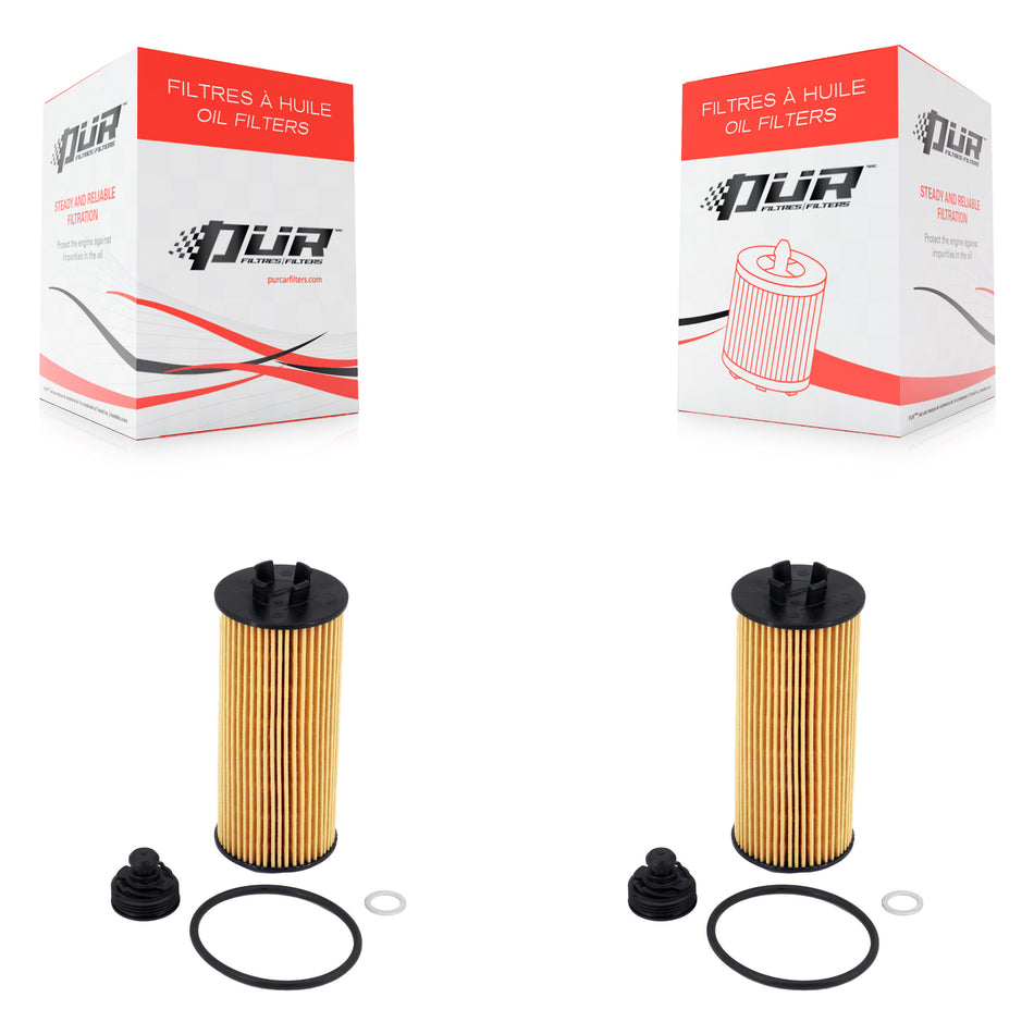 Engine Cartridge Oil Filter (2 Pack) For Mini BMW X1 Cooper Countryman X2 Clubman i8 GS-6 K56-100488