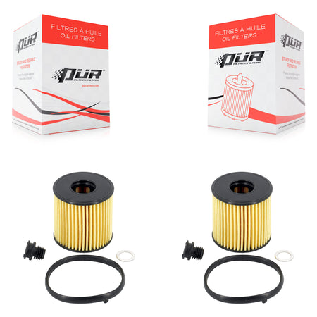 Engine Cartridge Oil Filter (2 Pack) For Hyundai Elantra Kona Sonata Kia K4 2.0L K56-100587
