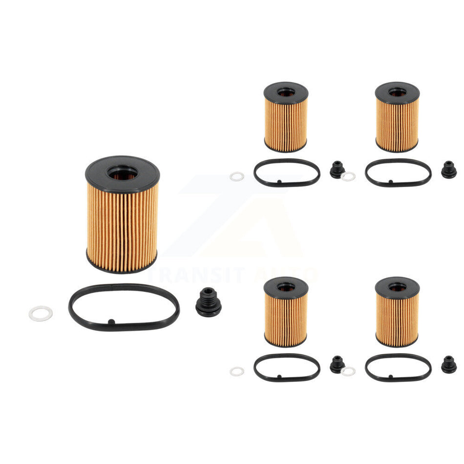 Engine Cartridge Oil Filter (5 Pack) For Hyundai Tucson Kia Santa Fe Sportage Sorento K5 K56-100594