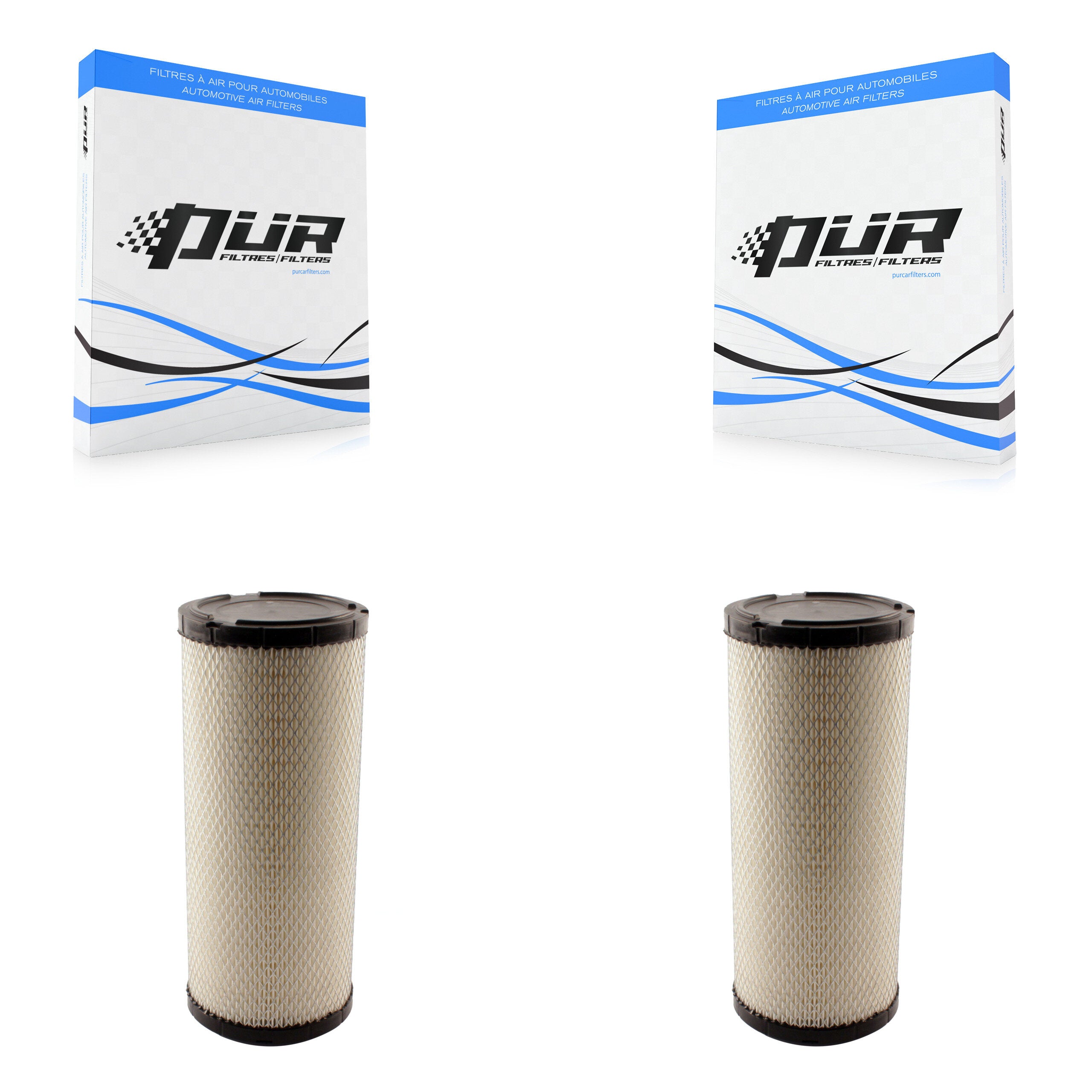 Engine Air Filter (2 Pack) For Chevrolet GMC Express 2500 3500 Savana 1500 4500 K57-100010