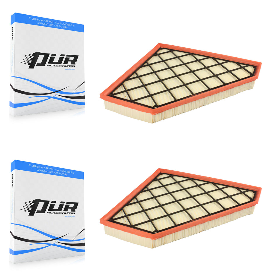 Engine Air Filter (2 Pack) For Cadillac Chevrolet Camaro ATS CTS K57-100026