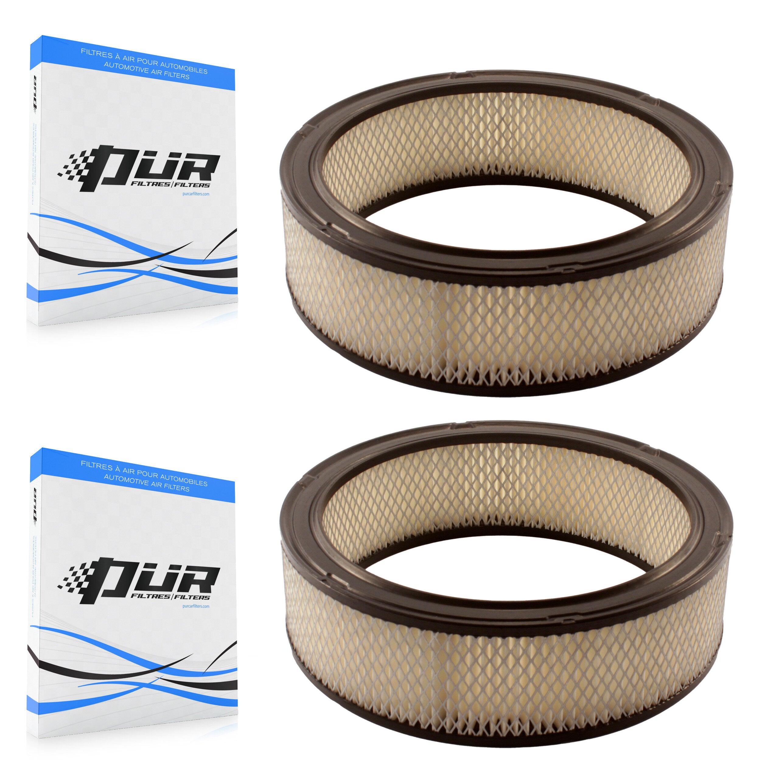 Engine Air Filter (2 Pack) For Chevrolet GMC C1500 K1500 K2500 C10 C2500 Oldsmobile 3500 K57-100038