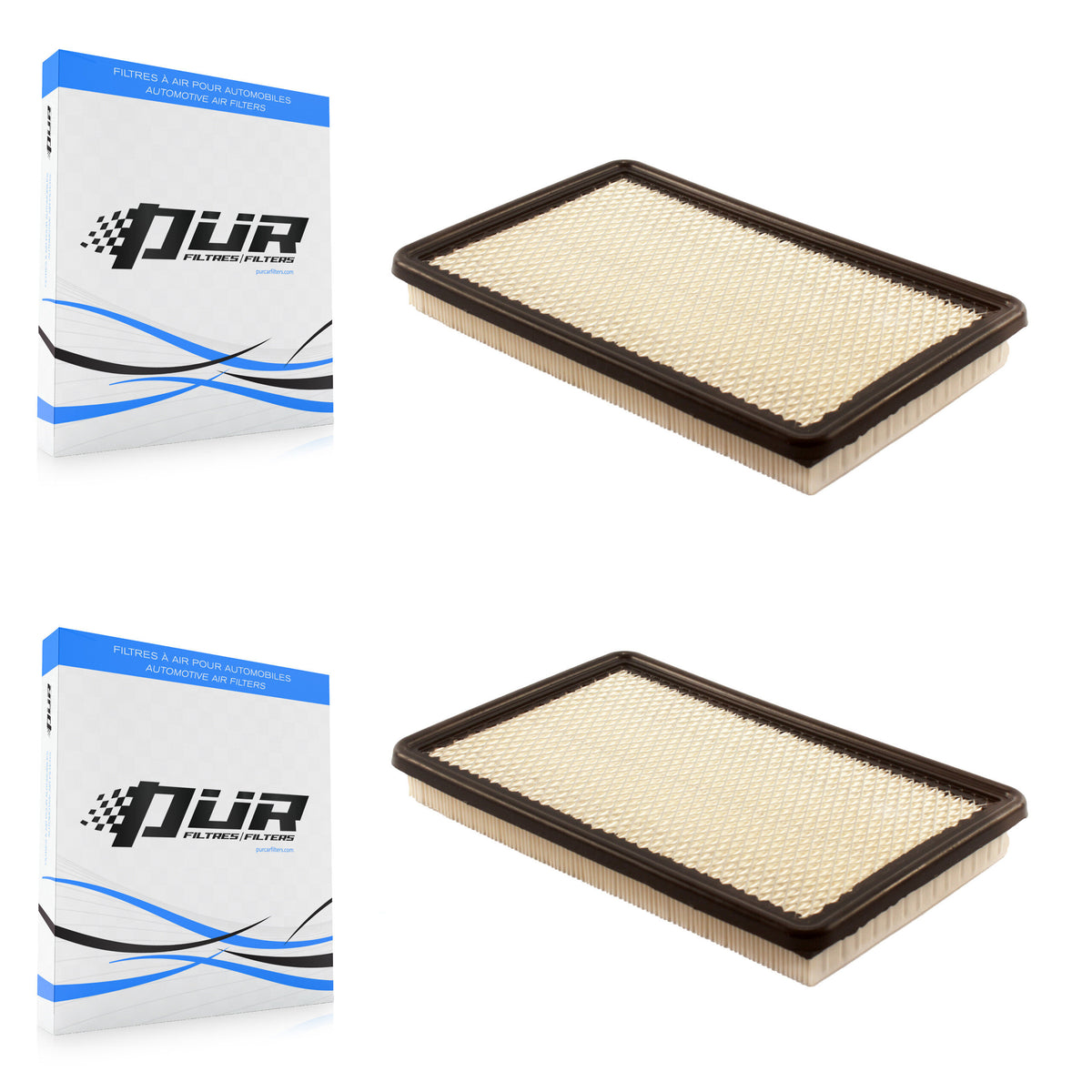 Engine Air Filter (2 Pack) For 2006-2007 Saturn Ion 2.2L 2.4L K57-100042