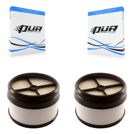 Engine Air Filter (2 Pack) For GMC Chevrolet Sierra 2500 HD Silverado 3500 Classic 6.6L K57-100052