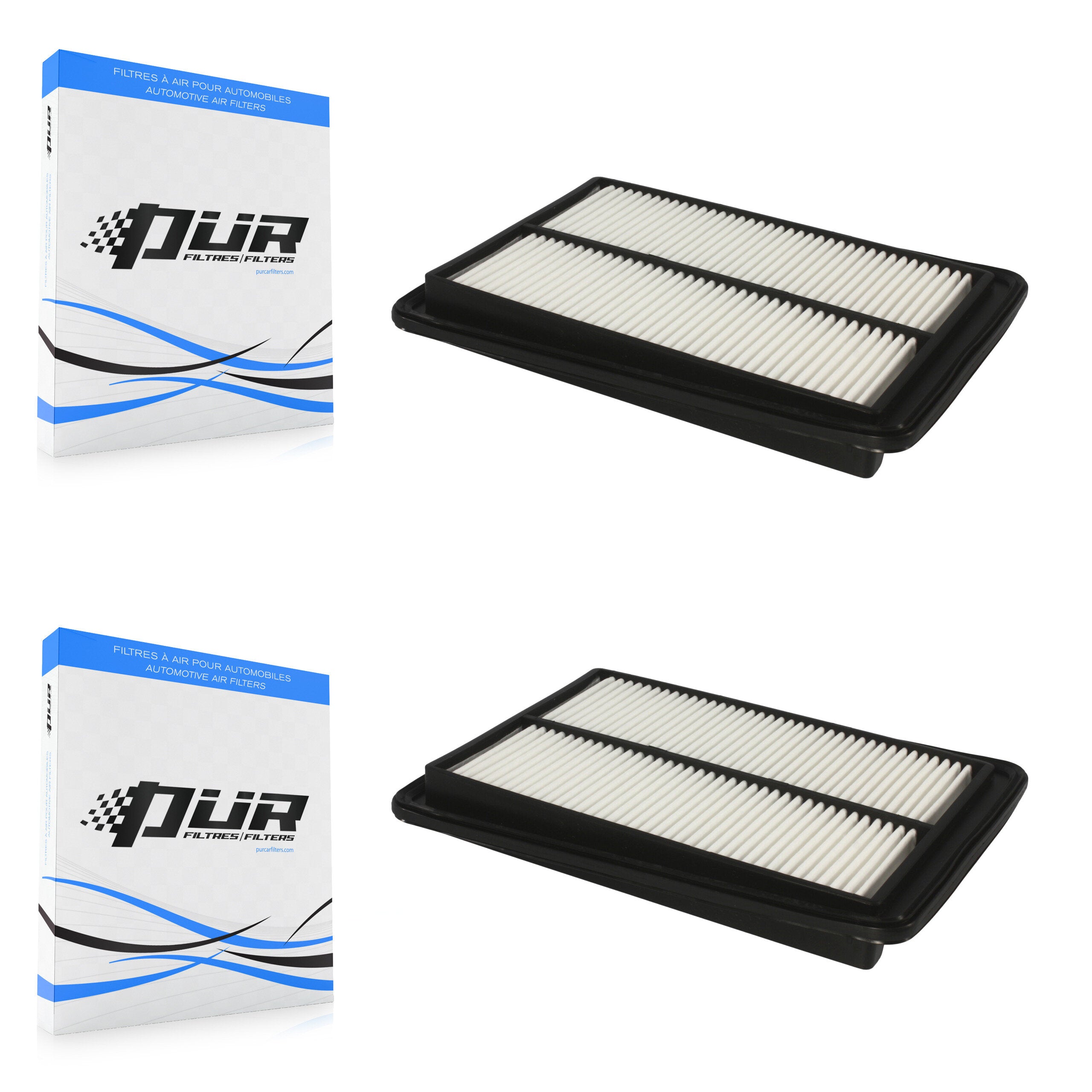 Engine Air Filter (2 Pack) For Nissan Rogue Sport Qashqai K57-100066