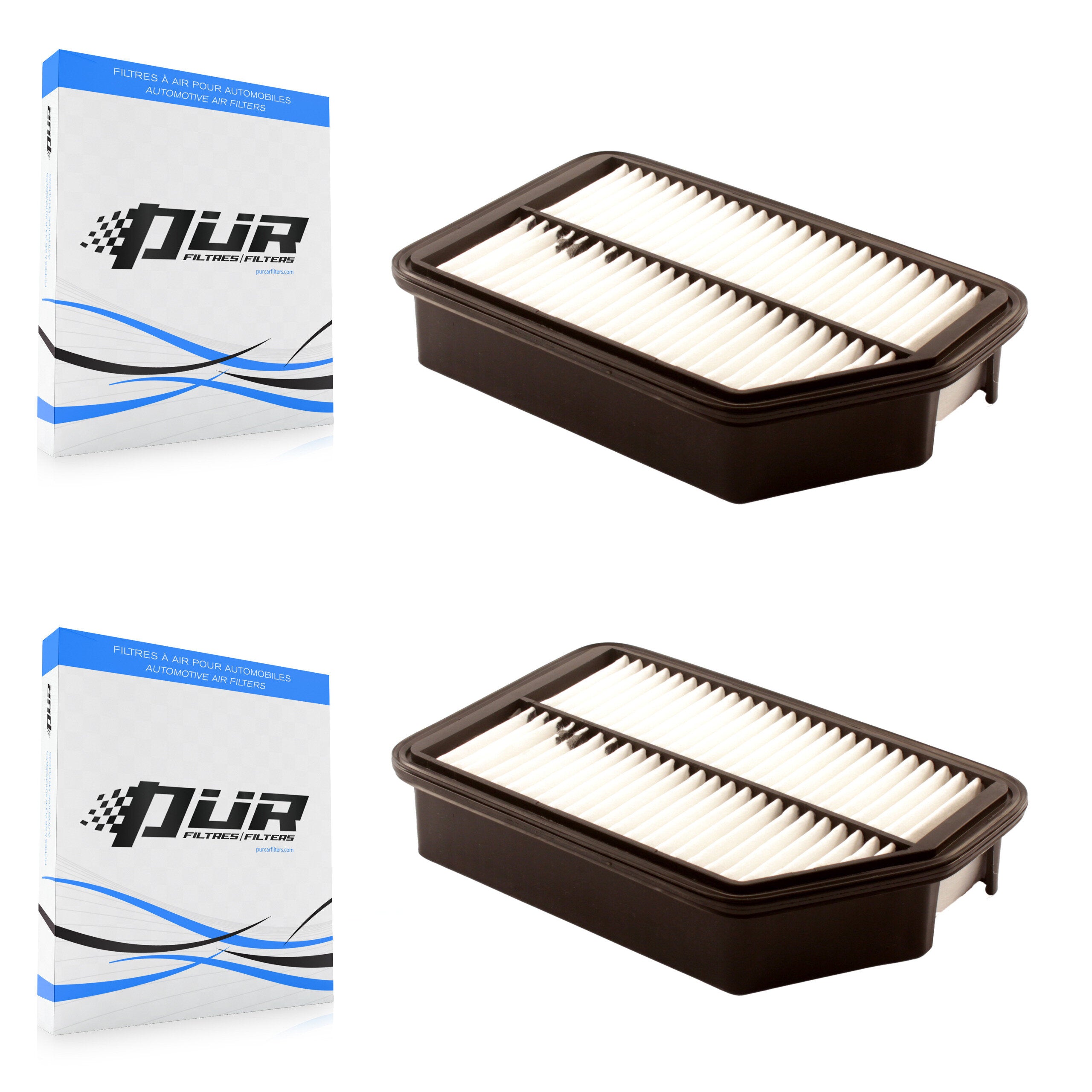 Engine Air Filter (2 Pack) For Hyundai Elantra Kia Tucson Forte GT Sportage Rondo Forte5 K57-100090